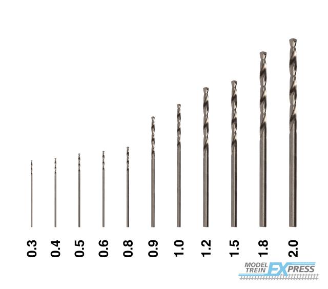 Modelcraft PDR1910-03 Modelcraft Prec. HSS Drill Bits 0.3mm (1