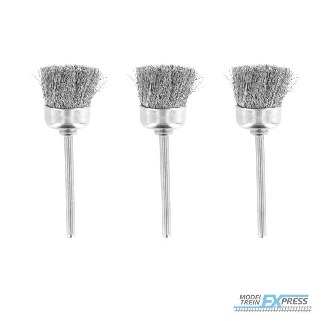 Modelcraft RBU4610-3 3STEEL CUP BRUSHES