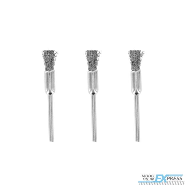 Modelcraft RBU6647-3 3 STEEL PENCIL BRUSHES