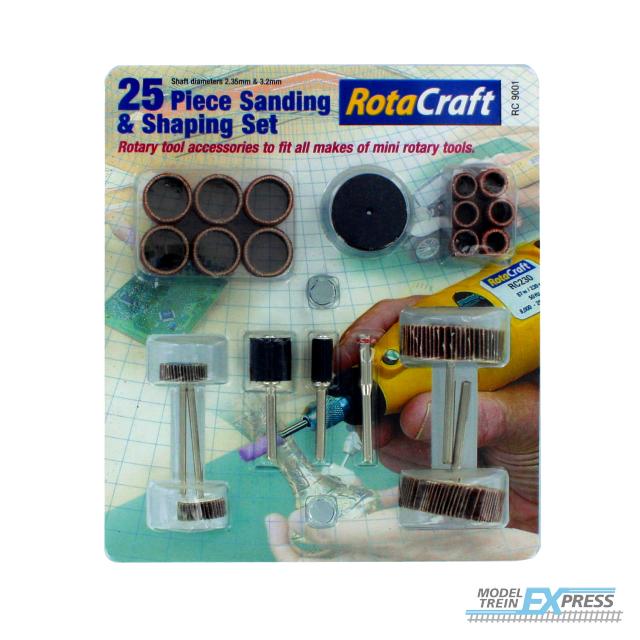 Modelcraft RC9001 25pc Sanding & Shaping set