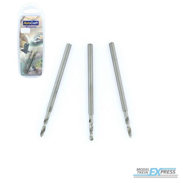 Modelcraft RDR2343-15 3 2.35MM SHANK DRILLS - 1.5MM