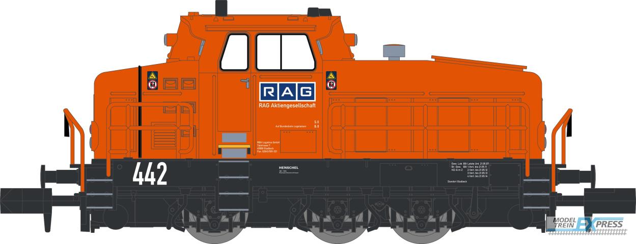 NME 123500 Rangierdiesellok DHG 500 C "RAG", orange, DCC