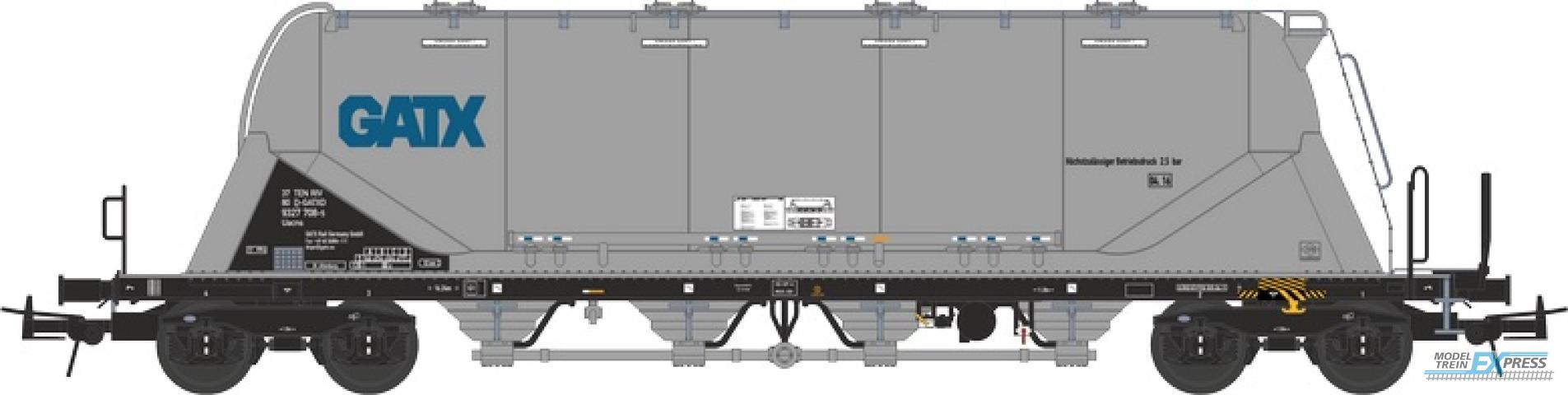 NME 503700 Zementsilowagen Uacns "GATX", silber, Ep. 6; 1. Betr.nr.