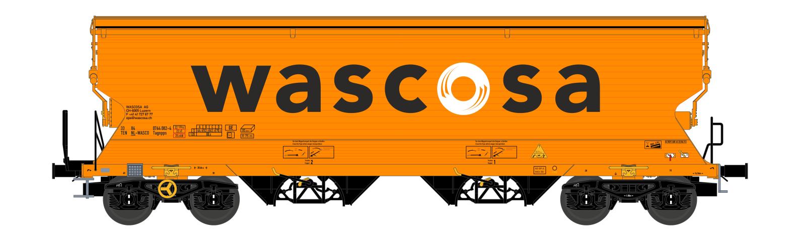NME 509613 Getr.wag. Tagnpps 95m³, orange, WASCOSA, geänd. wag.nr.