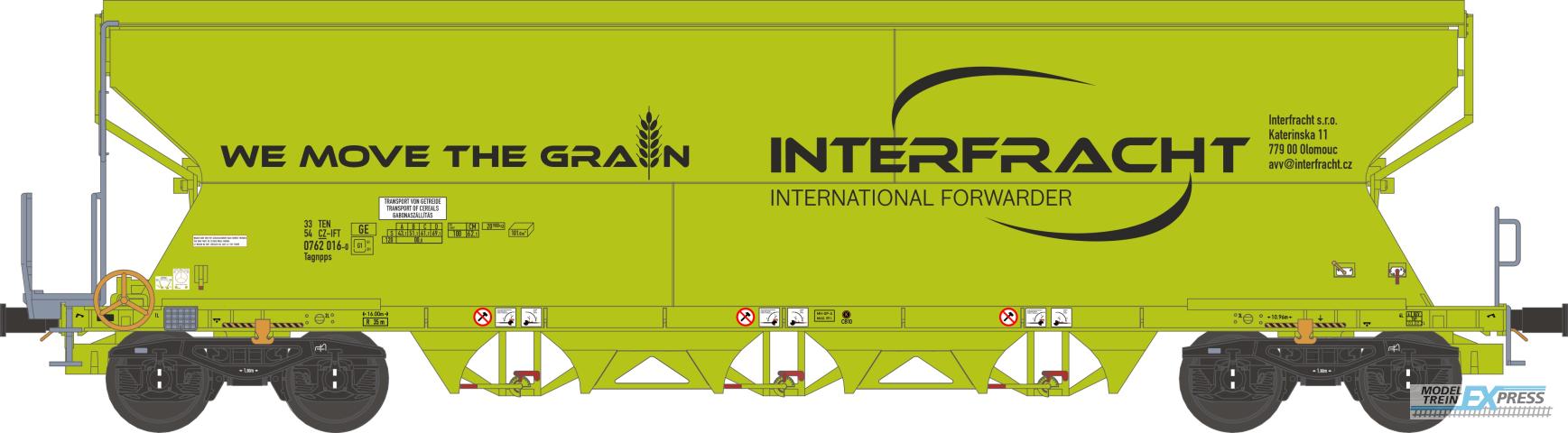 NME 515602 GETREIDEWAGEN TAGNPPS 101M³ INTERFRACHT NEONGRÜN 3 (12/22) *