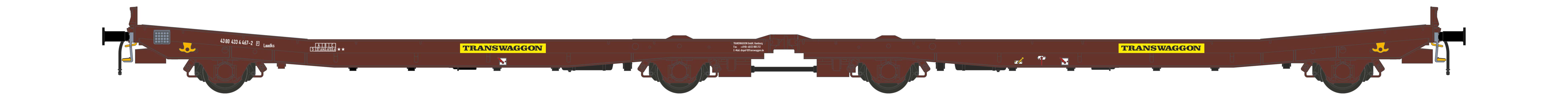 NME 531656 Flachwag.einh. Laadks "TWA 800A", braun, AC