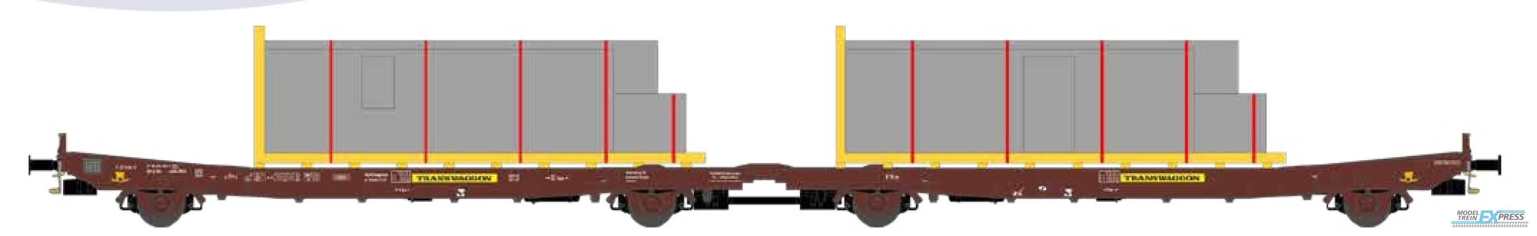 NME 533609 1/87 FLACHWAG.EINH. LAADKS ""TWA 800A"" FERTIGHAUSW (?/25) *