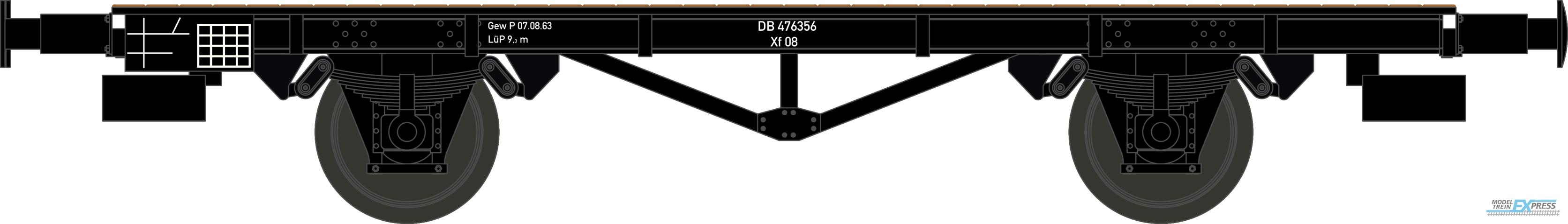 NME 574353 FLACHWAGEN 2-ACHSIGER XF 08 M. SPRENGWERK DB 1 AC (?/25) *
