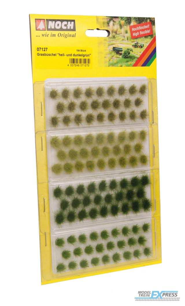 Noch 07127 Grasbüschel verschiedene Grüntöne, 104 st., 6 mm