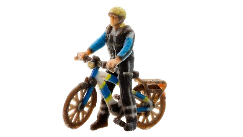 Noch 10610 Politieagent op fiets / Fahrradpolizist (1:87)