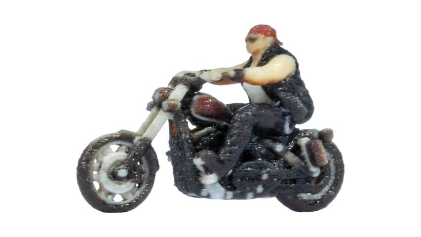 Noch 10903 Chopper met rocker, rijdend (1:87)