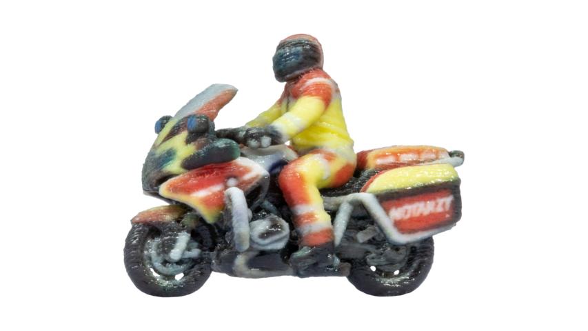 Noch 10911 Ambulancemotor + bestuurder, Duitsland (1:87)