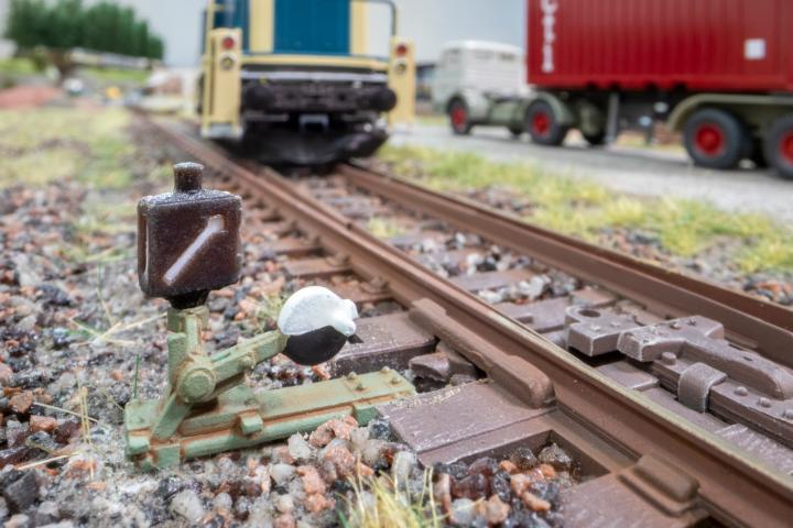 Noch 13611 Bedieningshendel met wissellantaarn rechts (5 st.) (1:87)