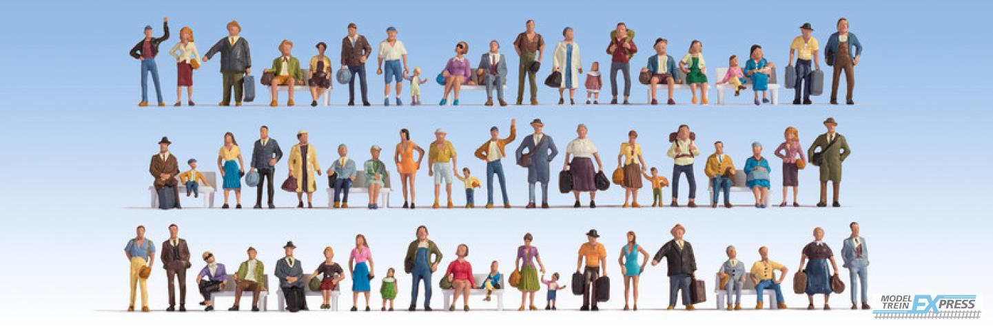 Noch 16070 Mega-Spar-Set Figuren 60 Figuren, ohne Bänke (H0)