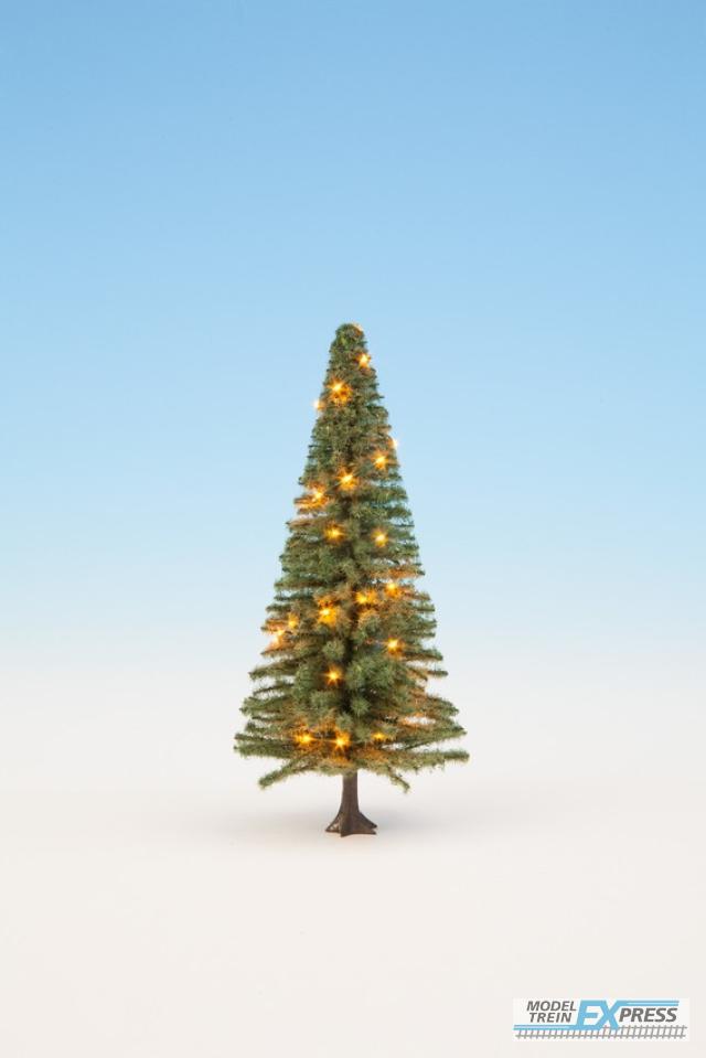 Noch 22131 Beleuchteter Weihnachtsbaum grün, mit 30 LEDs, 12 cm hoch (0,H0,TT)