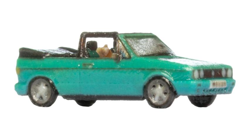 Noch 37612 VW Golf I Cabrio, turkoois (1:160)