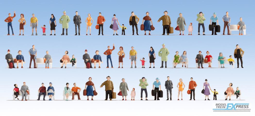 Noch 38401 Mega-Spar-Set Figuren 60 Figuren, ohne Bänke (N)