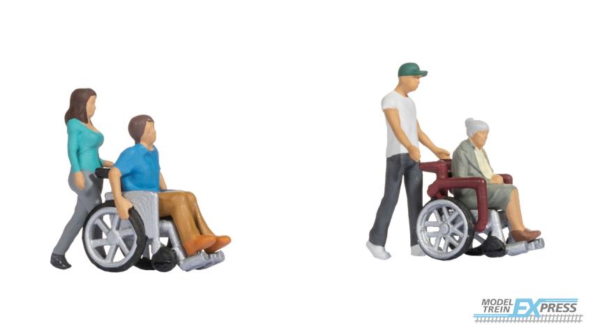 Noch 45552 Rolstoel begeleiding (4 figuren) (1:120)