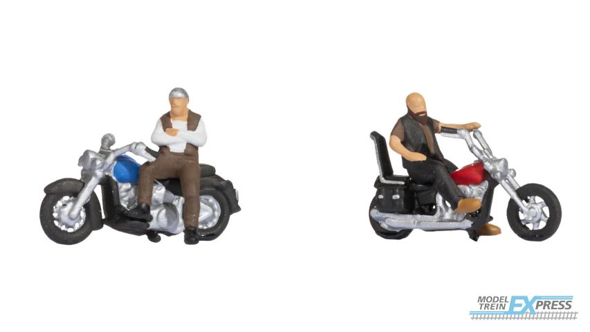 Noch 45906 Rockers op motoren (2 figuren + 2 motoren) (1:120)