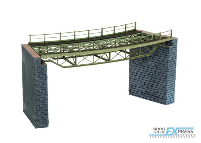 Noch 67025 Brückenfahrbahn, gebogen mit Brückenköpfen, Radius (R1) 360 mm (H0)