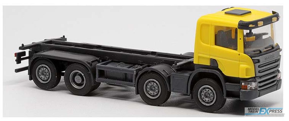Olm Design 008 Scania P 8x2 container, geel/grijs