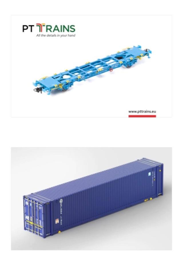 PT Trains 100100.1 RENFE Lgnss 22 71 443 3 840-6 + BOLUDA 45'HC BOLU9470442