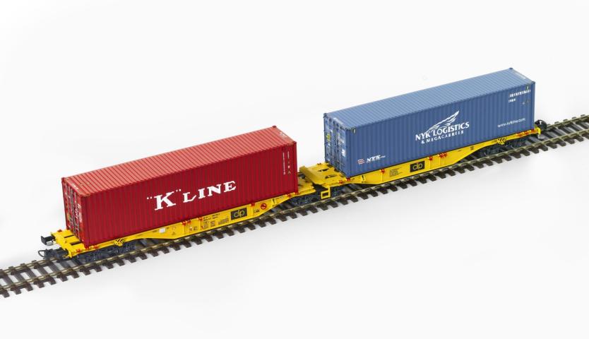 PT Trains 100370 CLIP INTERMODAL Sggmrss 33 51 4961 130-3
 K LINE 40' HC KKFU7865262 + NYK 40' HC NYKU5660393