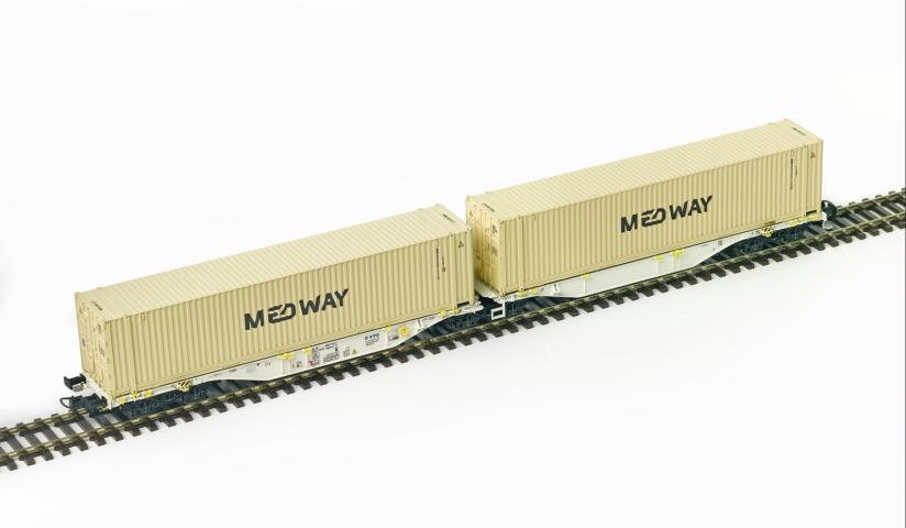 PT Trains 100502 VTG Sggmrss 38 80 4963 115-2    MEDWAY 45' HC MWAU4601200 + MEDWAY 45' HC MWAU4601771