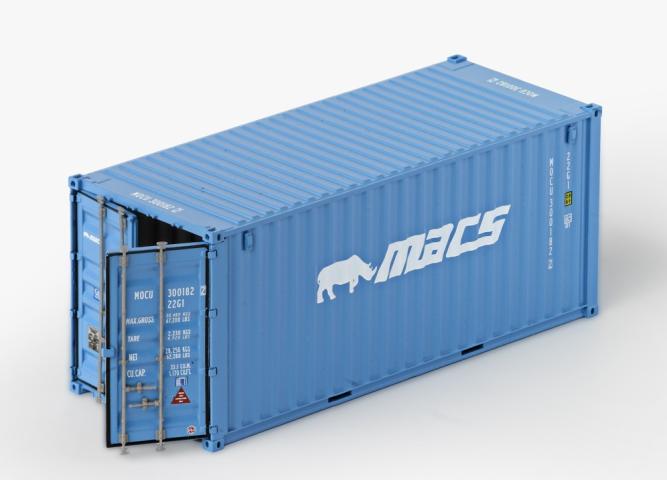 PT Trains 820016 Container 20?DV MACS (MOCU3001822)