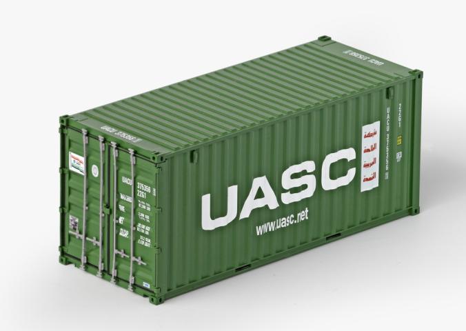 PT Trains 820032 Container 20?DV UASC (UACU3753561)