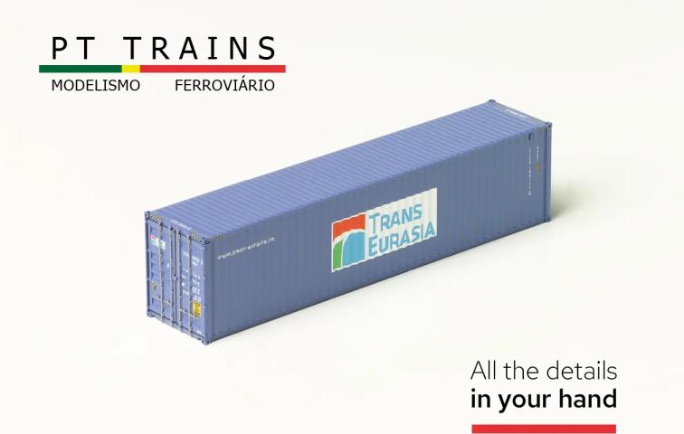 PT Trains 840401.1 Container 40?HC TRANS EURASIA (CICU1041192)