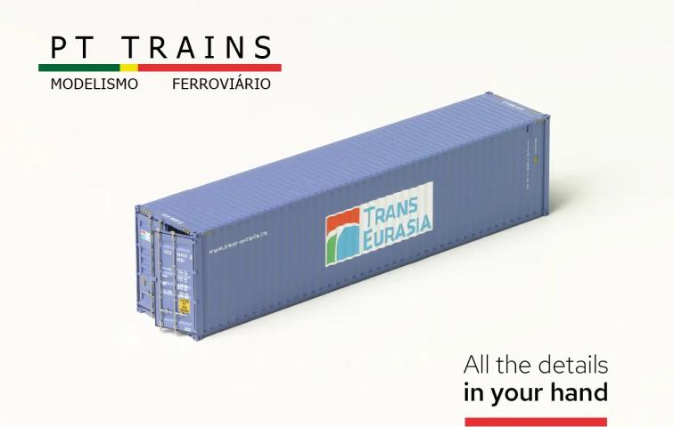 PT Trains 840401 Container 40?HC TRANS EURASIA (CICU1041166)