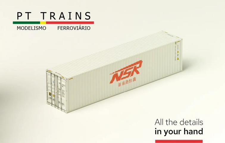 PT Trains 840404.1 Container 40?HC NSR (XSLU1512406)