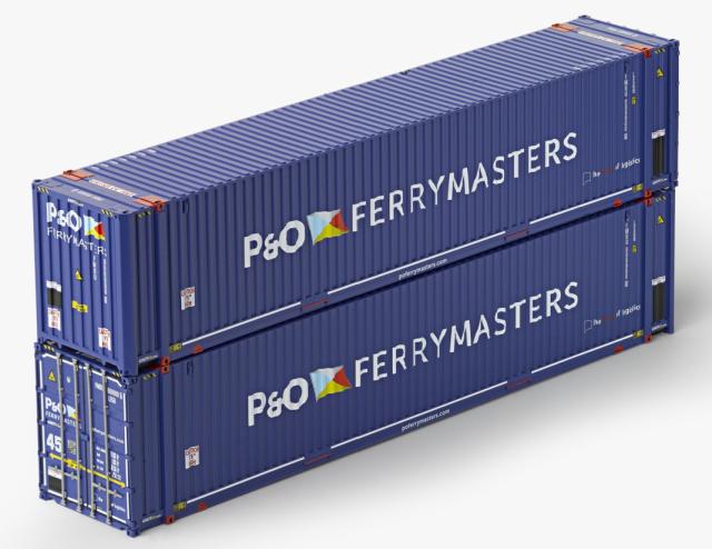 PT Trains 8510008 Container 45?HC  P&O ferrymasters (FMBU0089008)