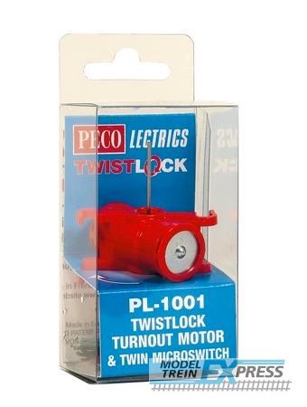 Peco PL1001 PL-1001 Twistlock wisselaandrijving, inclusief dubbele microswitschkit