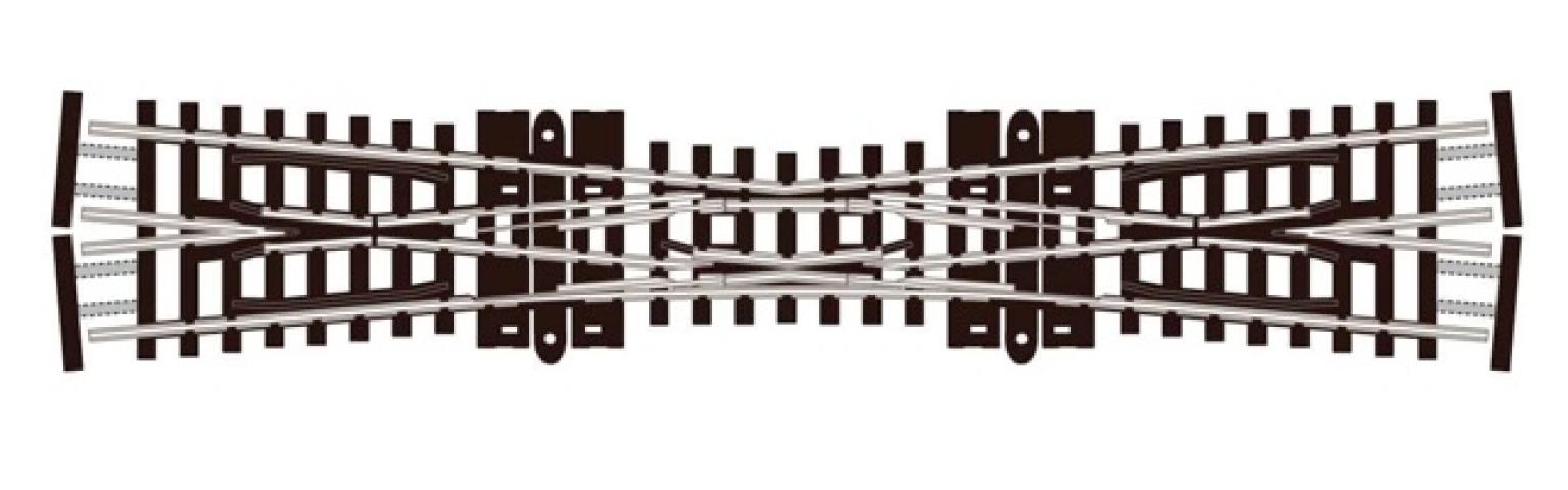 Peco SL-380F 1/160 SINGLE SLIP C55 INS