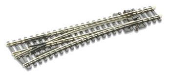 Peco SL-396 1/160 TURNOUT C80 MED RAD LH INS