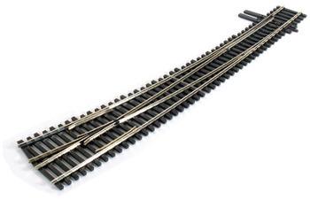 Peco SL-8376 1/87 TURNOUT C83 CURVED #7 RH INS