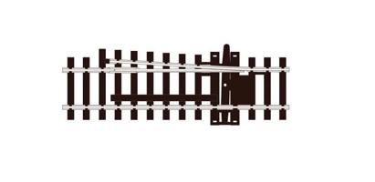 Peco SL-84 1/87 TURNOUT C100 CATCH RH INS