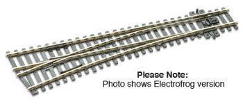 Peco SL-96 1/87 TURNOUT C100 MED RAD LH INS