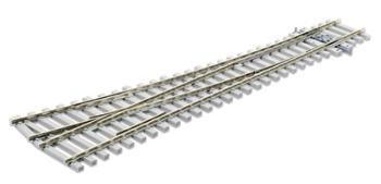 Peco SL-E1095 1/87 TURNOUT C75 CON SLEEPER/TIE MED RAD RH ELE