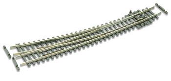 Peco SL-E386F 1/160 TURNOUT C55 CURVED RH ELE