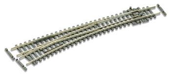 Peco SL-E387F 1/160 TURNOUT C55 CURVED LH ELE