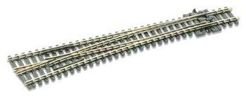 Peco SL-E389 1/160 TURNOUT C80 LAR RAD LH ELE
