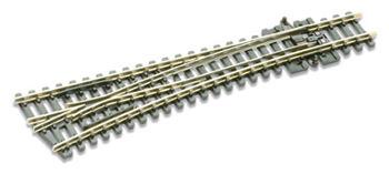 Peco SL-E396 1/160 TURNOUT C80 MED RAD LH ELE