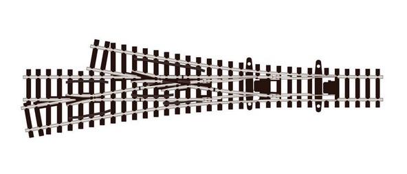 Peco SL-E399F 1/160 TURNOUT C55 ASSYM 3-WAY ELE