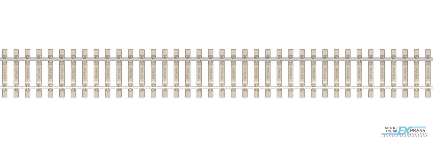Peco SL0103 SL-103 Flexibele rails, betonnen dwarsliggers, code 100, nikkelzilver rail