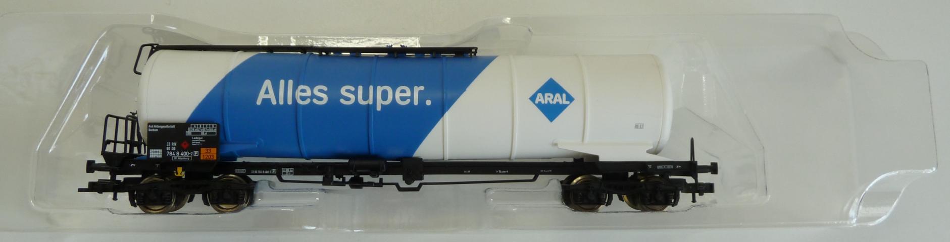 Piko gebruikt materiaal 54189 DB 4-assige knikketelwagen "Aral", in goede staat, in doos