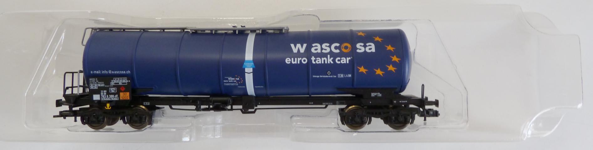 Piko gebruikt materiaal 54196 DB 4-assige knikketelwagen "Wascosa", in goede staat, in doos