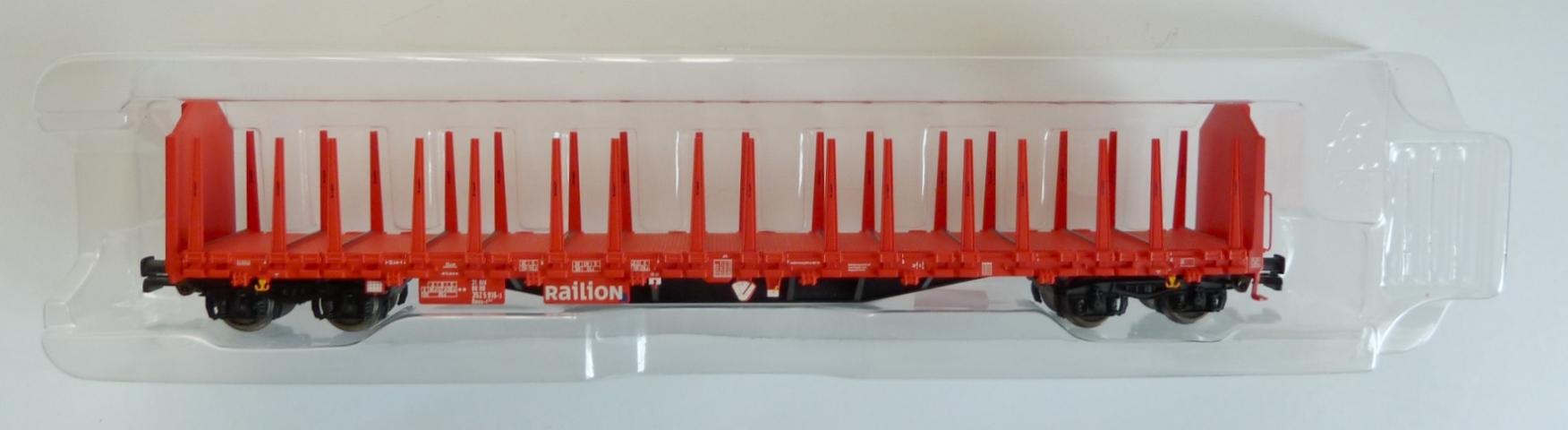 Piko gebruikt materiaal 54333 Stammholztransportwagen RAILION Ep V nieuw in doos